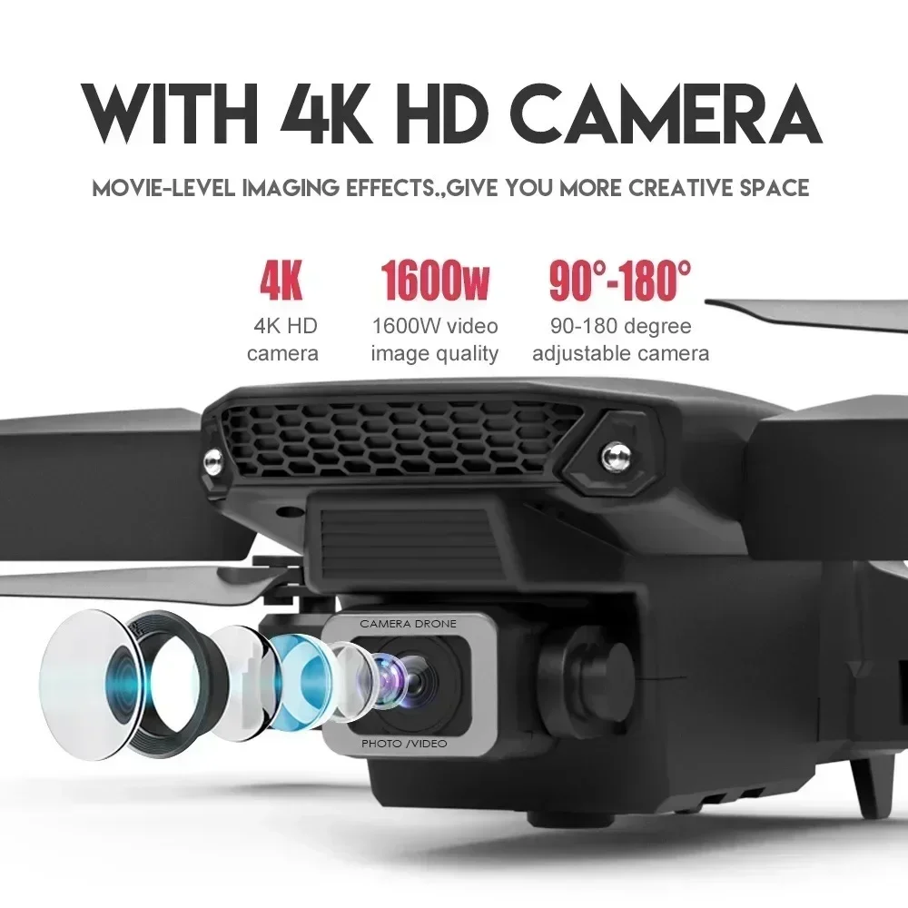 E88 Pro WIFI FPV Drone Wide An - đánh giá và giá Drone Racing Camera