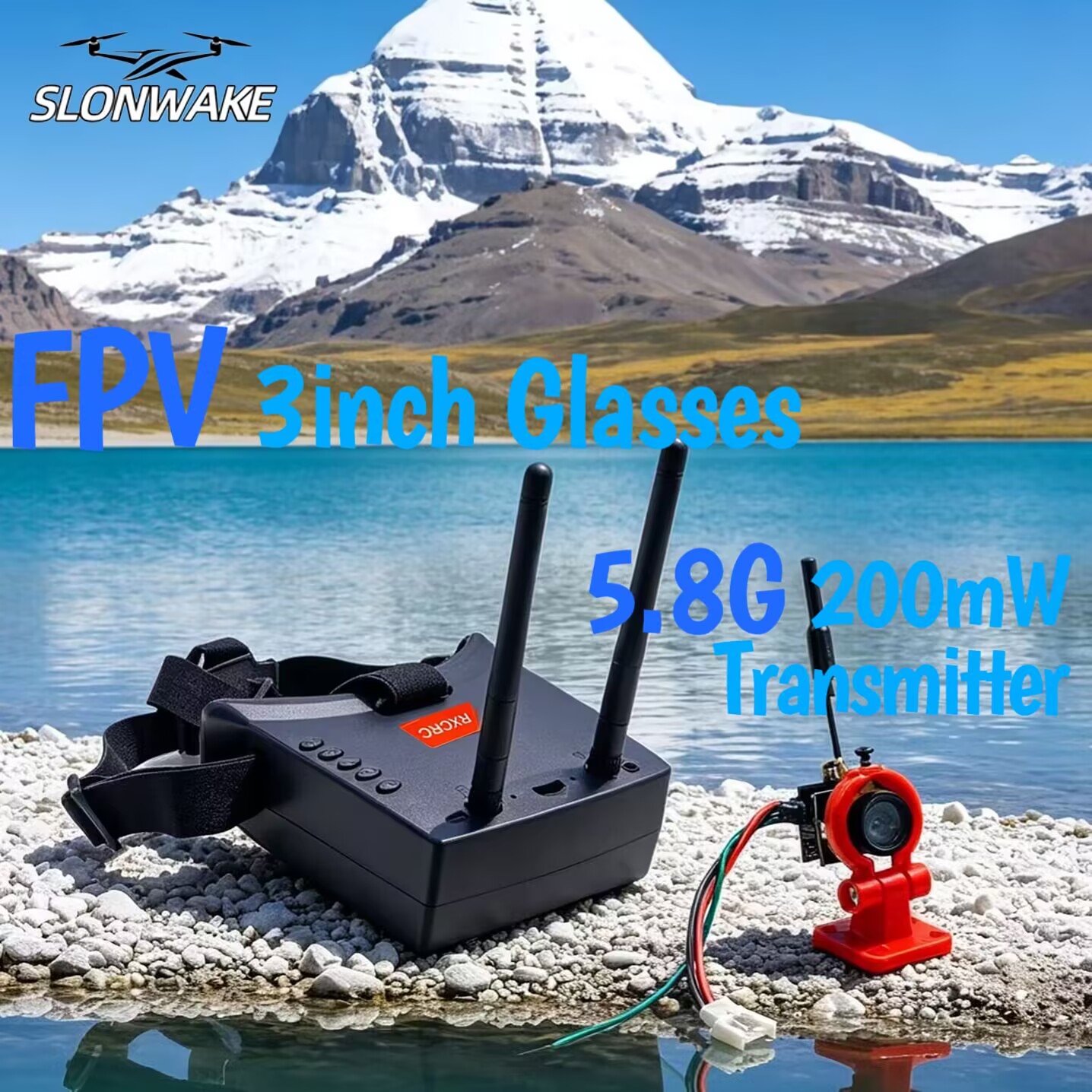 SLONWAKE 5.8G, camera truyền t - đánh giá và giá Drone Racing Camera