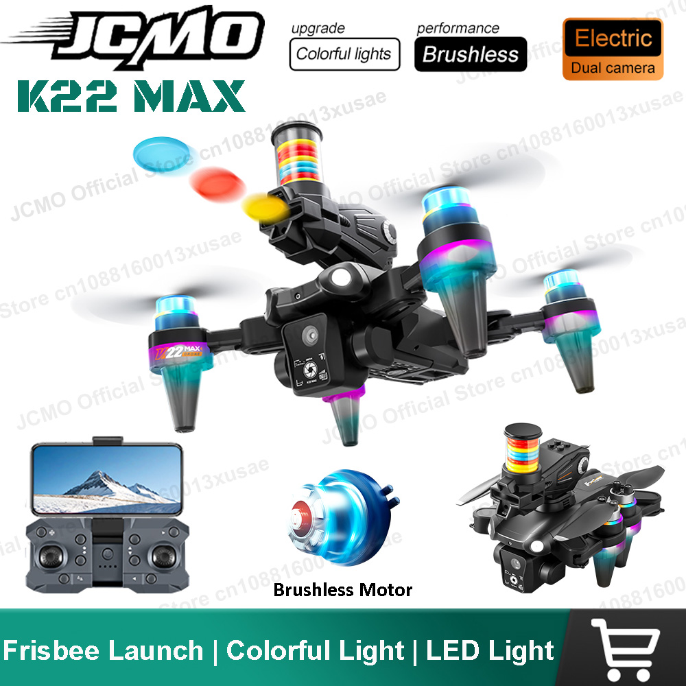 JCMO K22 MAX Frisbee Launch Dr - đánh giá và giá Drone Racing Camera